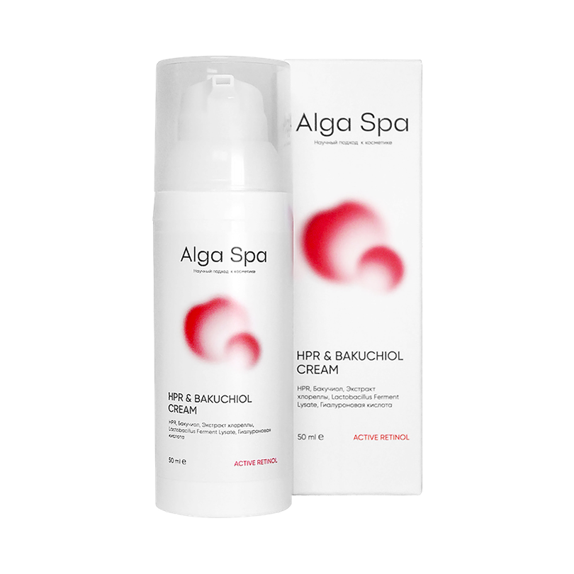 Крем с HPR и бакучиолом Alga Spa